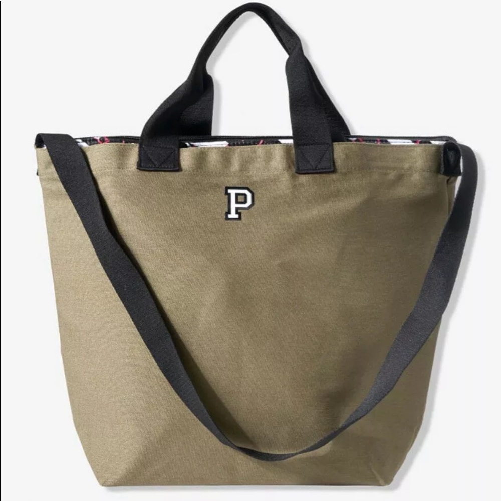 *WITH TAGS* PINK canvas carryall tote/cooler combo